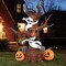 Joiedomi 8 FT Halloween Inflatable Scary Tree with Ghost, Pumpkin and Tombstone, Blow Up Inflatables with Build-in LEDs for Halloween Party Indoor, Outdoor, Yard, Garden, Lawn Decorations
